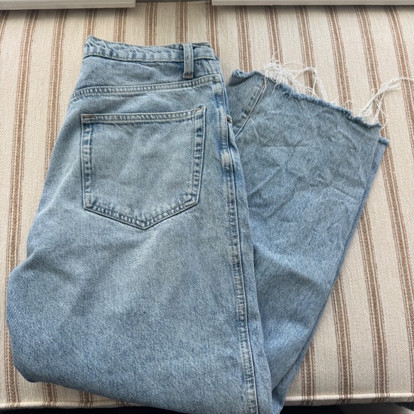 Reformation Val 90s Mid Rise Straight Cropped Jeans Manzanita - Size 29 - Picture 5 of 8